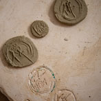 Jenny Chan at work. Yorkshire Artspace 2020